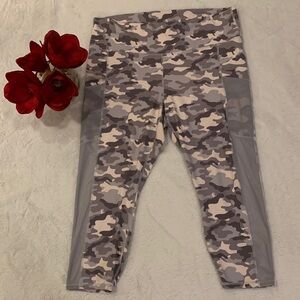 🌹 FABLETICS POWERHOLD • High Waisted Camouflage with Mesh Leggings